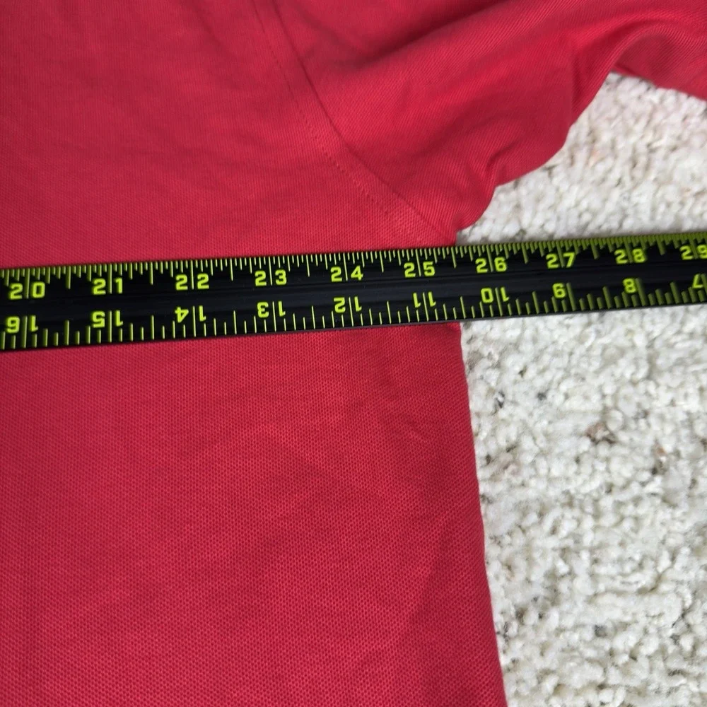 NWT San Francisco 49ers Usher Men's Red Polo Size XL 100% Pima‎ Cotton